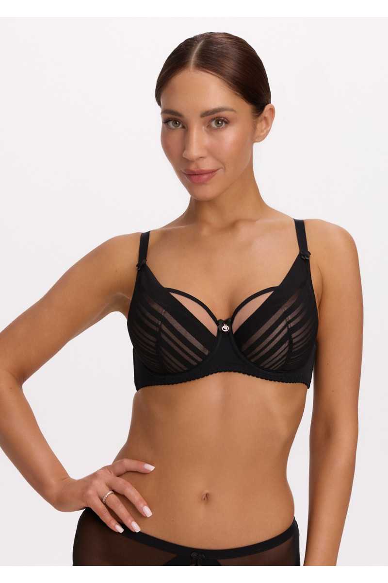 Biustonosz Semi Soft Gaia Bs 1395 Alicia Czarny