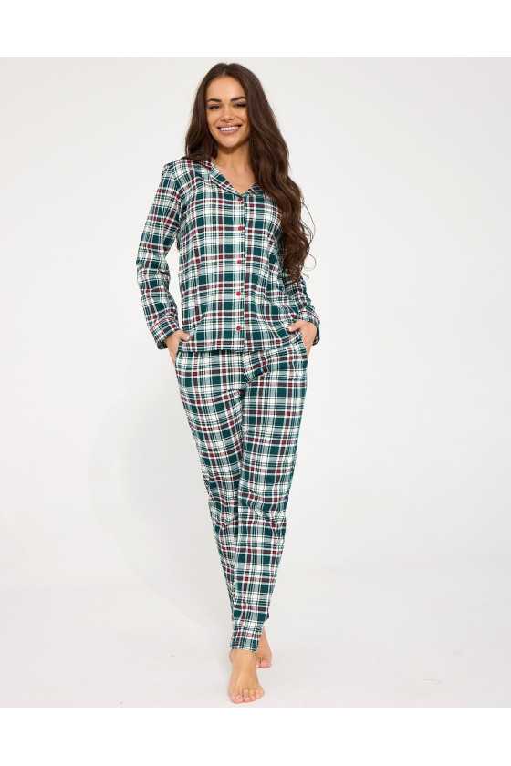 Piżama Cornette 482/490 Francesca Kr/R S-2Xl Rozpinana