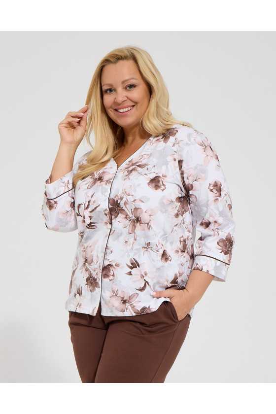 Piżama Cornette 162/498 Simone 3/4 3Xl-5Xl