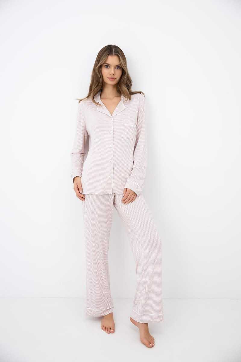 Piżama Sensis Leila Dł/R Xs-2Xl Rozpinana