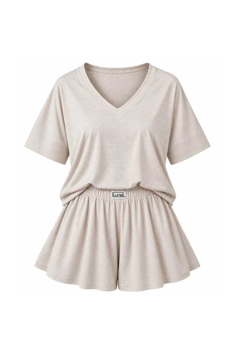 Piżama Luna 1313 S-Xl Kr/R Beż