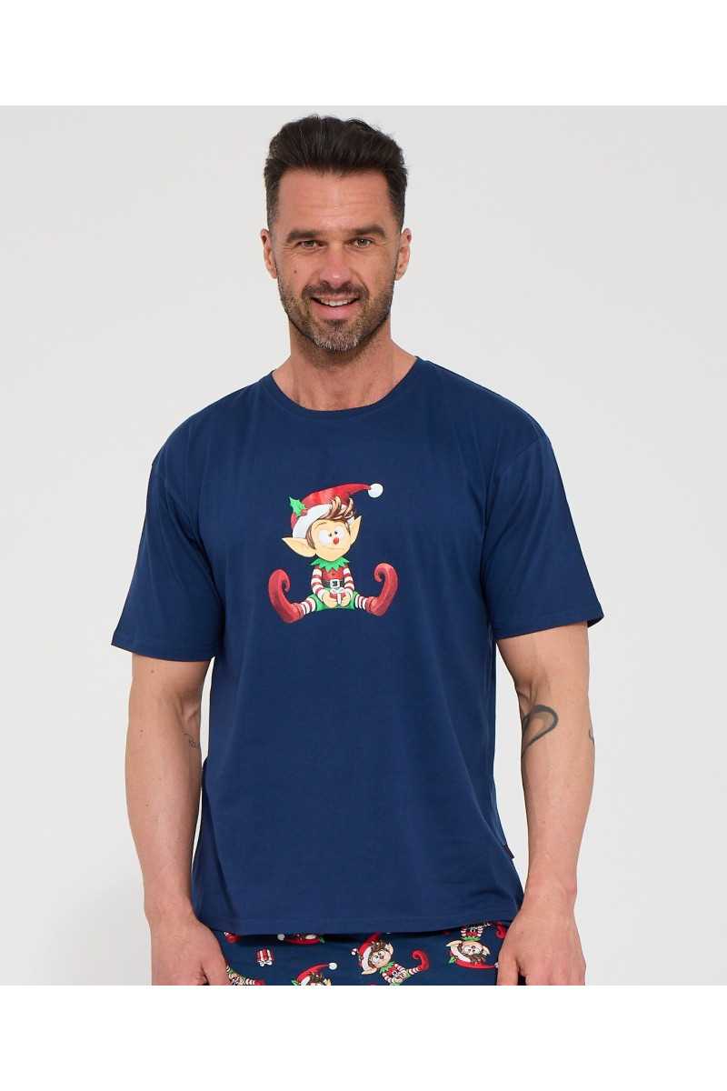 Piżama Cornette 326/324 Elf Kr/R Christmas 3Xl-5Xl