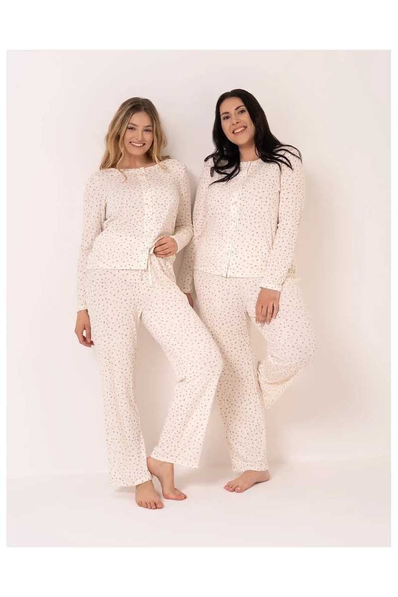 Piżama Moraj Pdd4900-031 Dł/R S-Xl Rozpinana