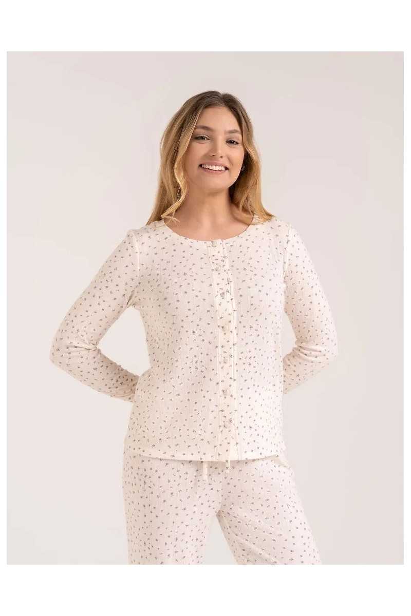 Piżama Moraj Pdd4900-031 Dł/R S-Xl Rozpinana