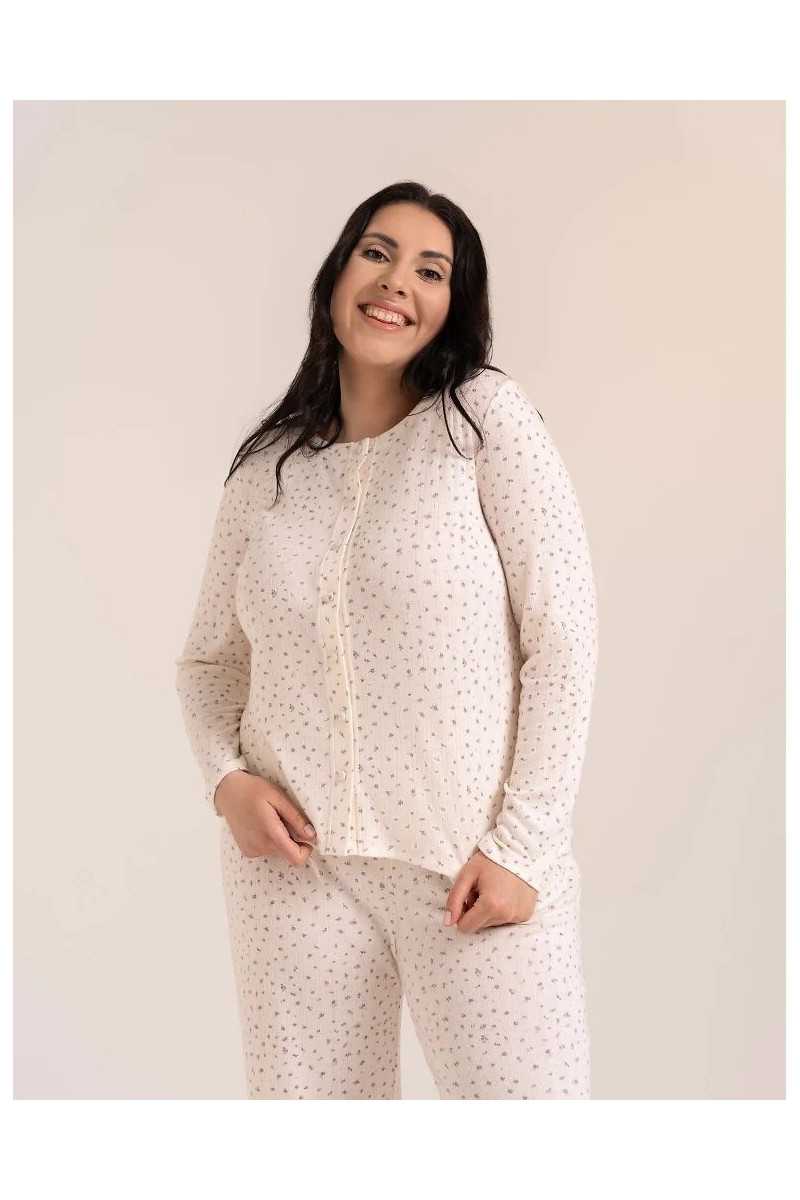 Piżama Moraj Pdd4900-031 Dł/R S-Xl Rozpinana