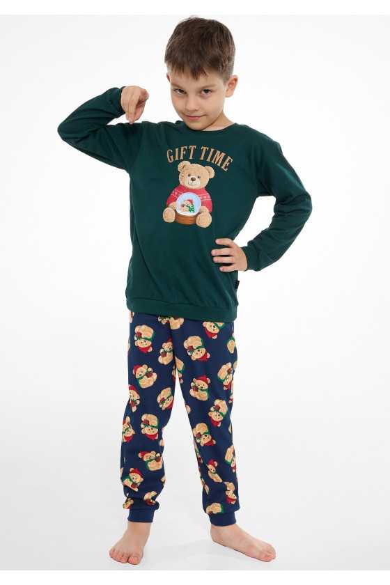 Piżama Cornette Kids Boy 593/184 Gift Time Dł/R Christmas 86-128