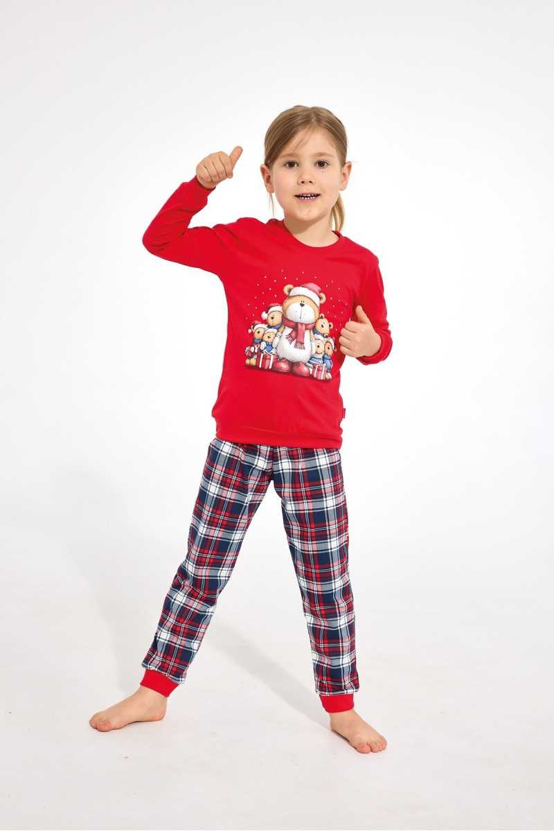 Piżama Cornette Kids Girl 594/205 Family Dł/R Christmas 86-128