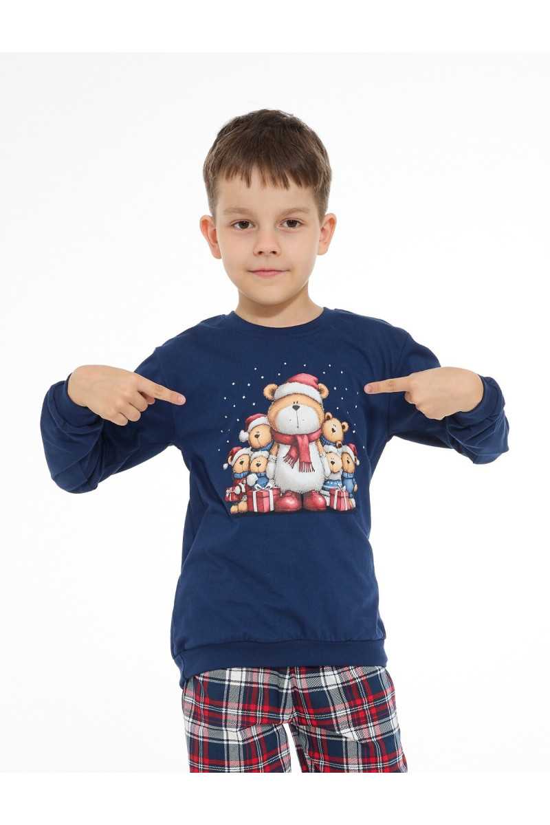 Piżama Cornette Kids Boy 593/186 Family Christmas 86-128