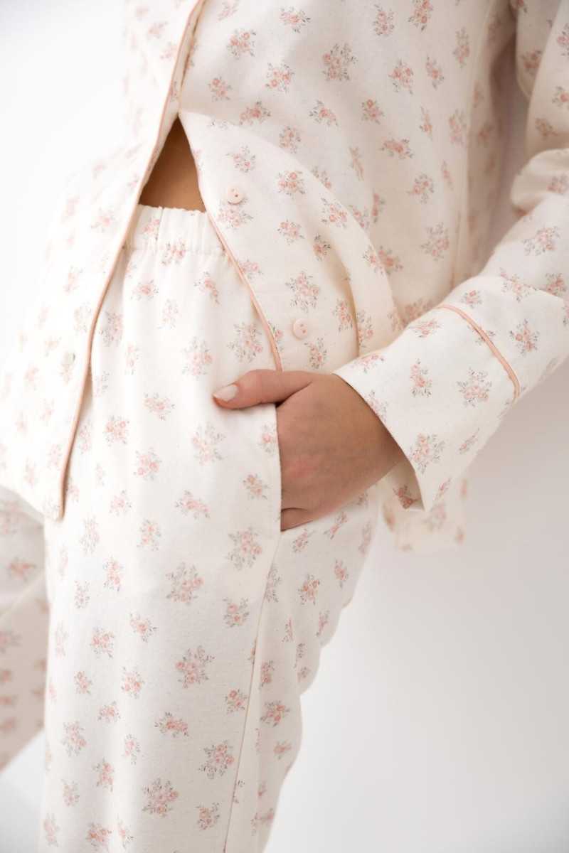 Piżama Sensis Marielle Dł/R Xs-2Xl Rozpinana