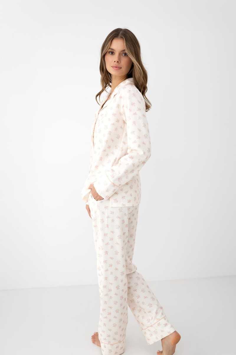 Piżama Sensis Marielle Dł/R Xs-2Xl Rozpinana
