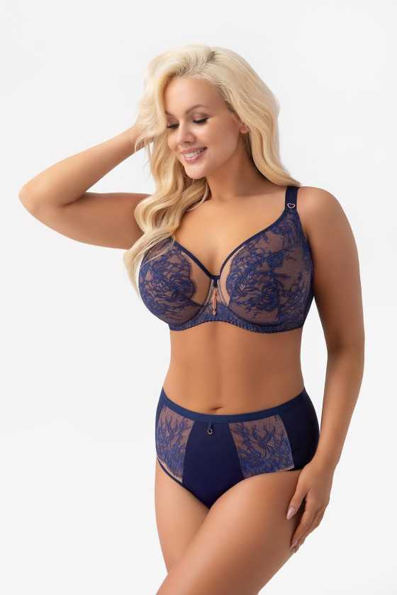 Figi Gorsenia F024 Desire Granatowe M-4Xl