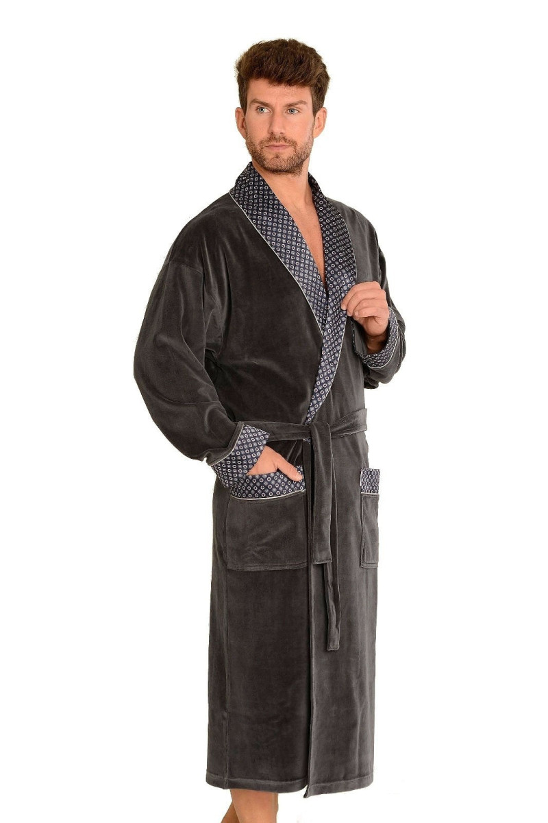 Szlafrok De Lafense 773 Bonjour długi 3XL-4XL męski De Lafense199,99&nbsp;zł 199,99&nbsp;zł MD_32612 szlafroki