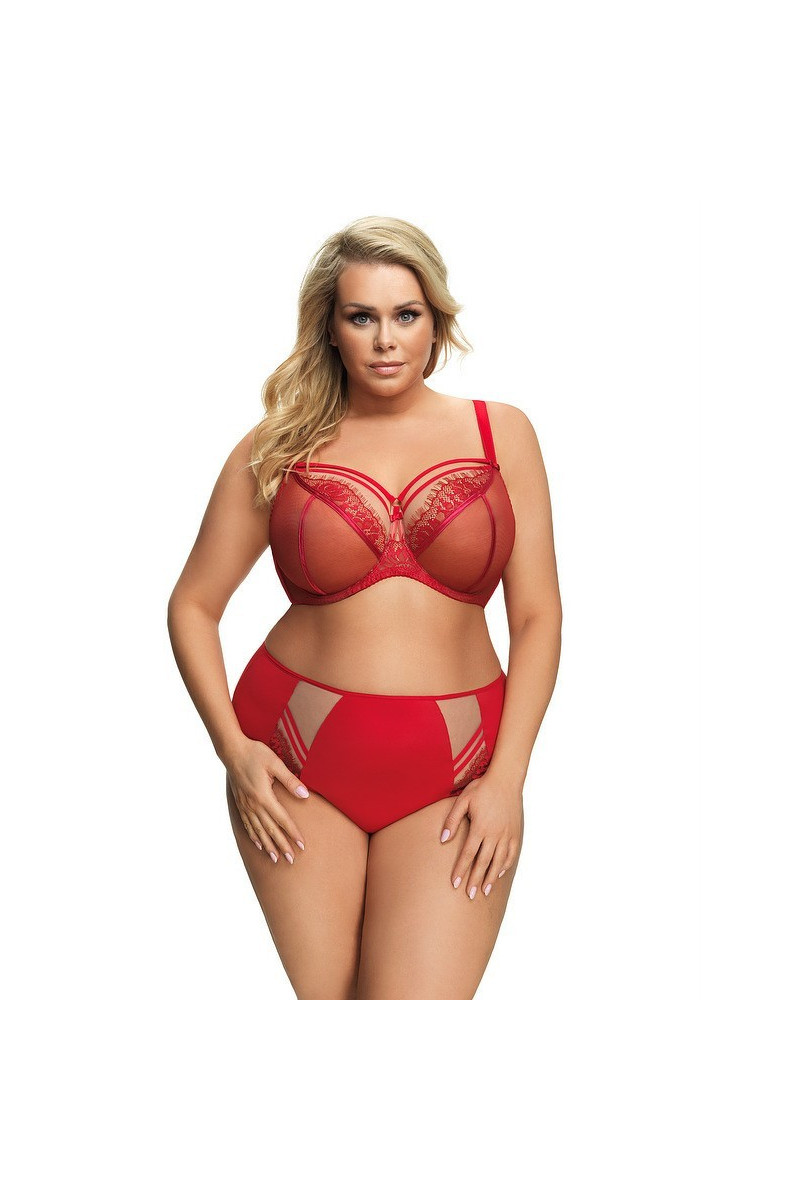 Biustonosz soft Gorsenia K 496 Paradise czerwony Gorsenia113,99&nbsp;zł 113,99&nbsp;zł MD_55553 miękki