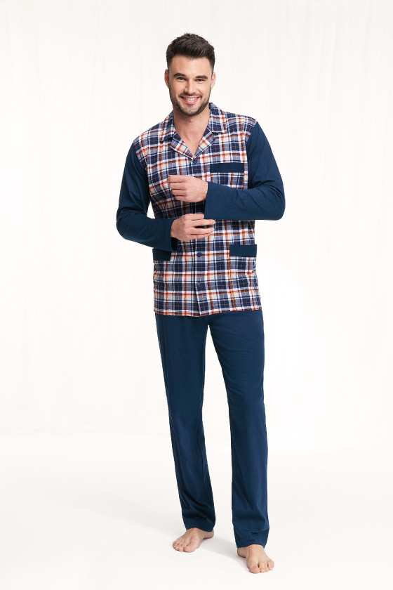 Piżama Luna 797 dł/r M-2XL Rozpinana męska Luna101,99&nbsp;zł 101,99&nbsp;zł MD_27634 długi rękaw