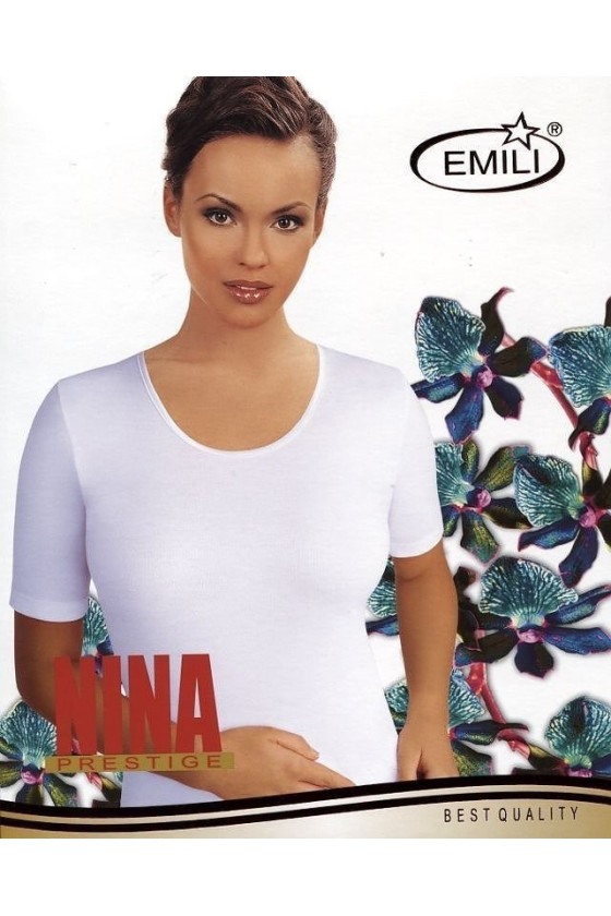 Koszulka Emili Nina czarna, beżowa S-XL Emili31,99&nbsp;zł 31,99&nbsp;zł MD_3334 krótki rękaw