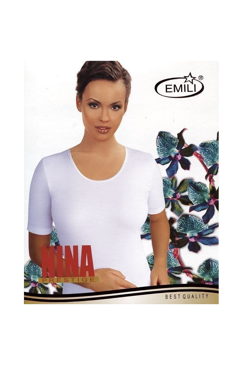 Koszulka Emili Nina czarna, beżowa S-XL Emili31,99&nbsp;zł 31,99&nbsp;zł MD_3334 krótki rękaw