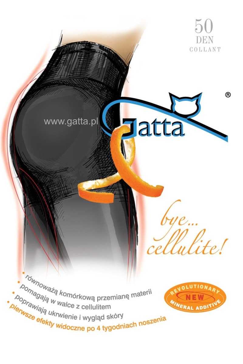 Rajstopy Gatta Bye Cellulite 50 den 5-XL Gatta31,99&nbsp;zł 31,99&nbsp;zł MD_60820 lycra