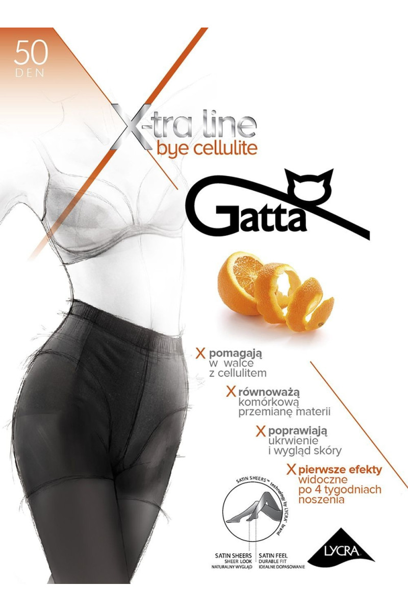 Rajstopy Gatta Bye Cellulite 50 den 2-4 Gatta28,99&nbsp;zł 28,99&nbsp;zł MD_10829 lycra