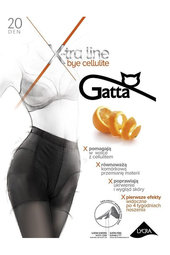 Rajstopy Gatta Bye Cellulite 20 den 5-XL Ferax27,99&nbsp;zł 27,99&nbsp;zł MD_64392 lycra