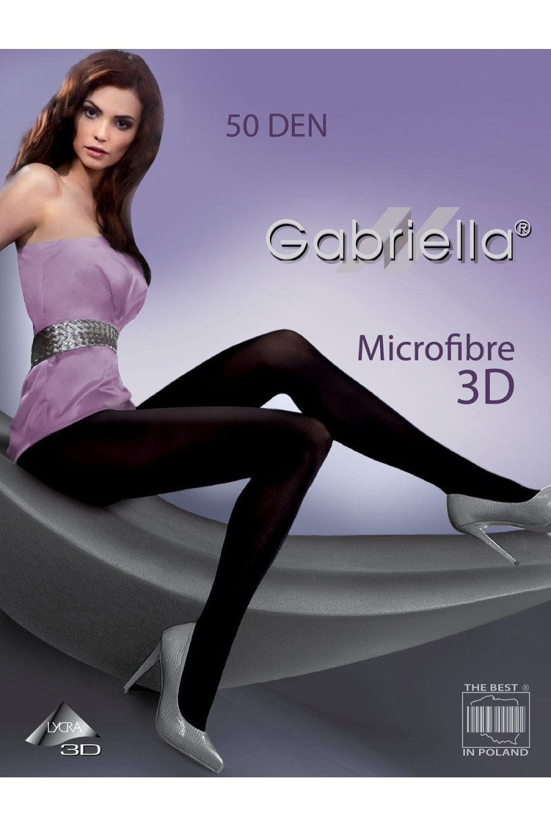 Rajstopy Gabriella Microfibre 3D 120 50 den 2-4 Gabriella17,99&nbsp;zł 17,99&nbsp;zł MD_10428 mikrofibra