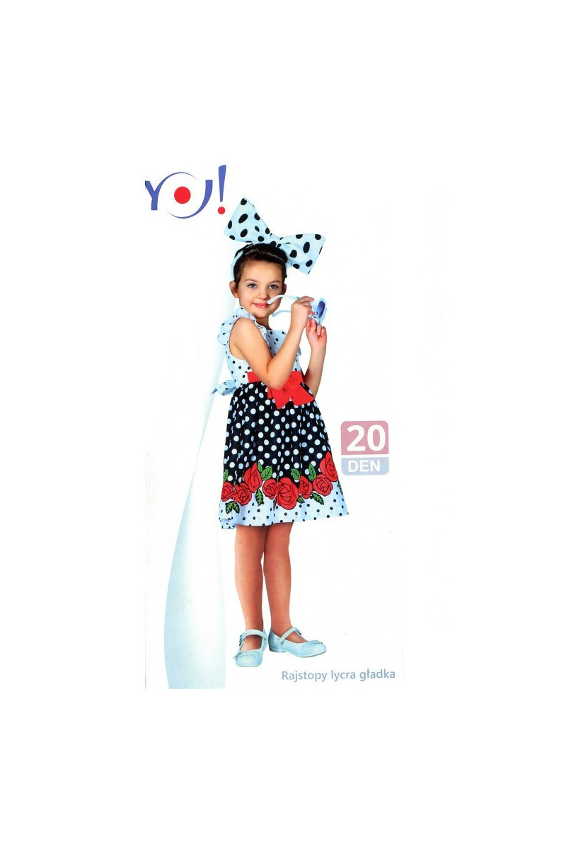 Rajstopy YO! art.RA 42 Gładkie 20 den 104-158 YO!5,99&nbsp;zł 5,99&nbsp;zł MD_39824 lycra