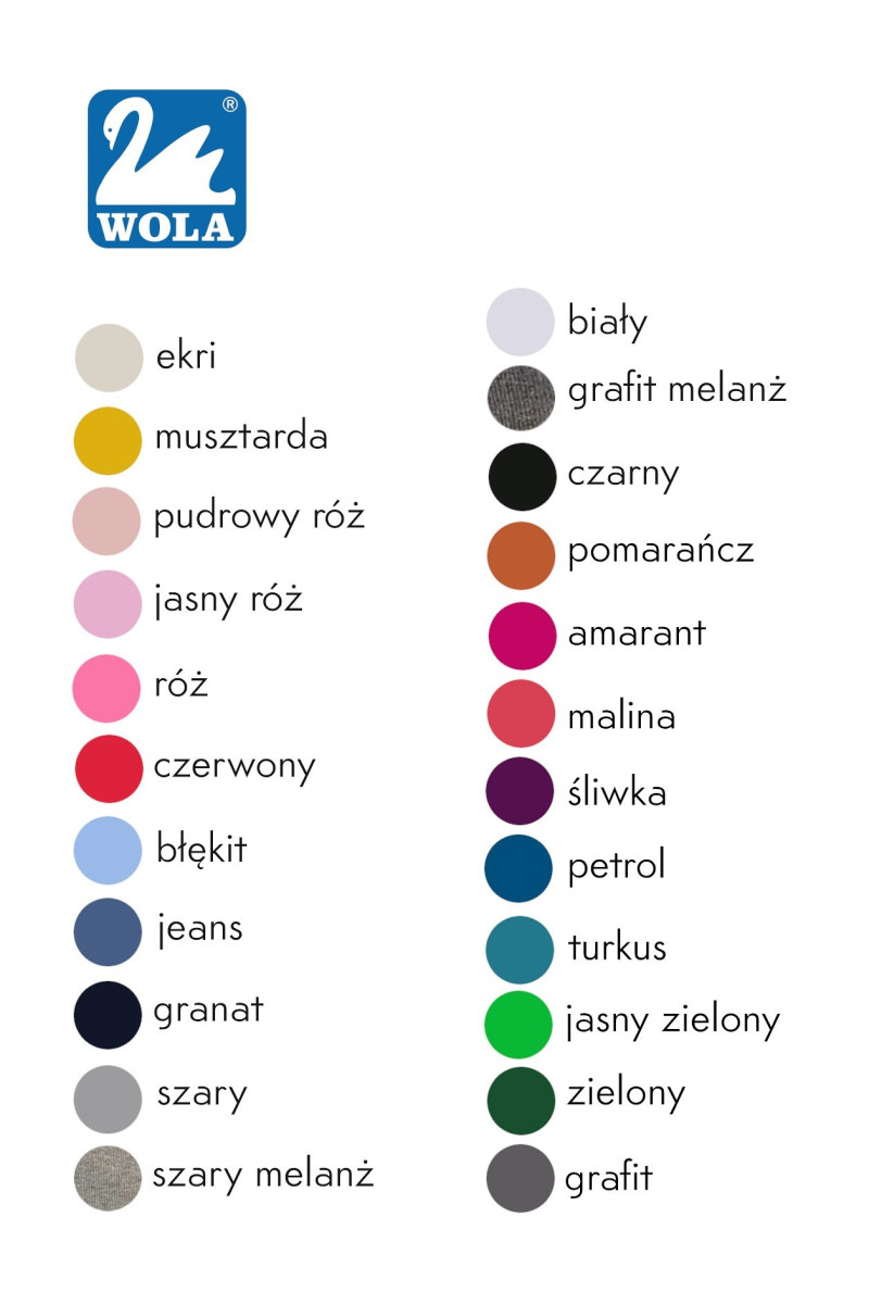 Rajstopy Wola W18060 Soft Cotton wiosenne Gładkie 56-86