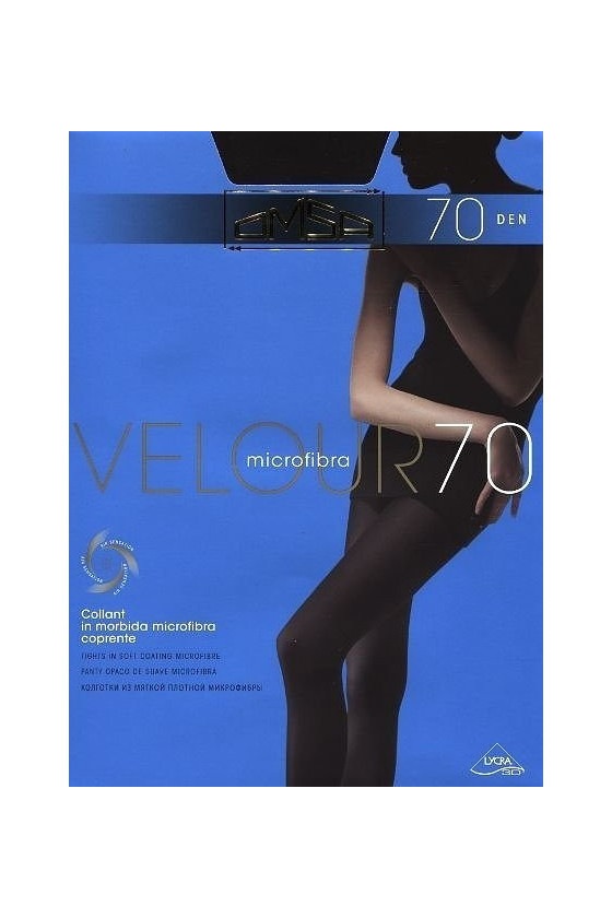 Rajstopy Omsa Velour 70 den 5-XL