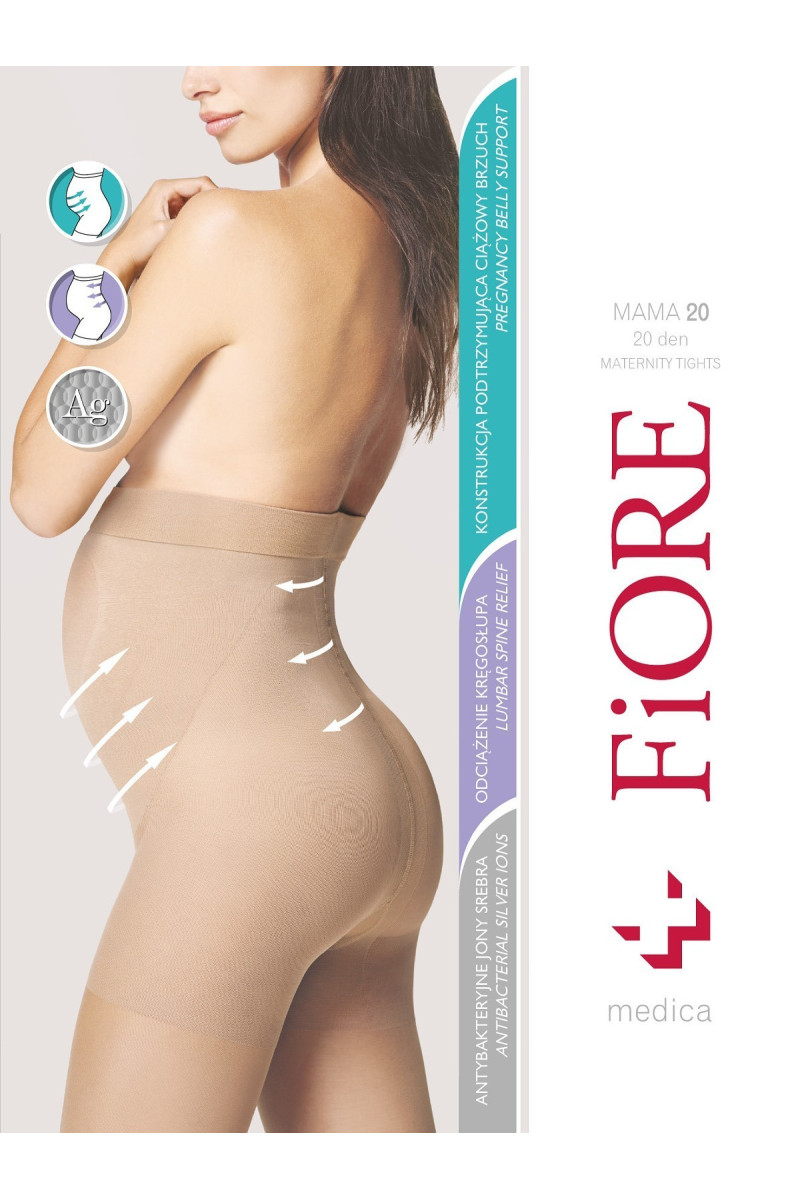 Rajstopy Fiore Mama M 5208 20 den 2-4 Rajstopy Fiore Mama M 5208 20 den 2-4