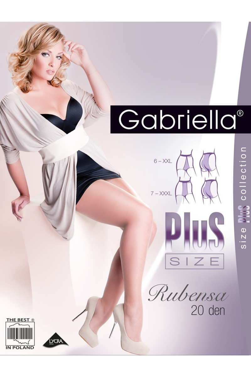 Rajstopy Gabriella Rubensa Plus Size 161 20 den 8-9